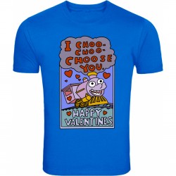 T-SHIRT HAPPY VALENTINE I CHOO-CHOO CHOOSE YOU